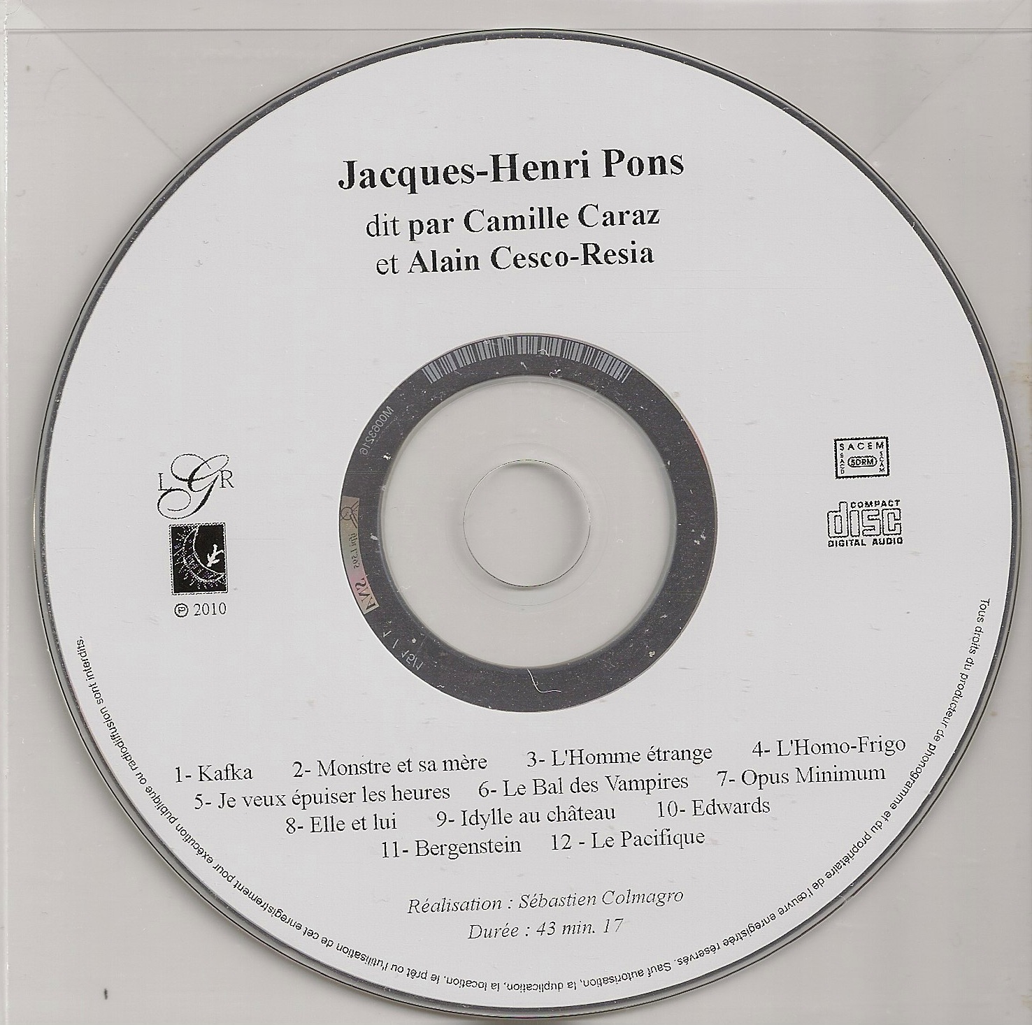 J-H PONS disque